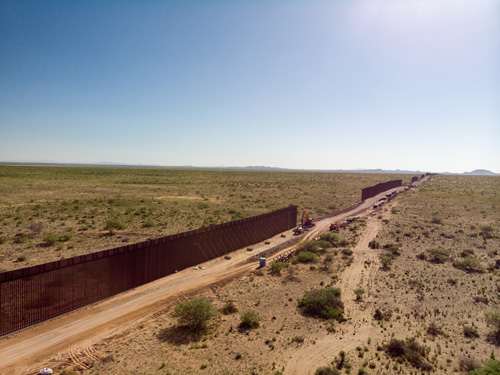 Trump built 30 miles of Mexican border wall