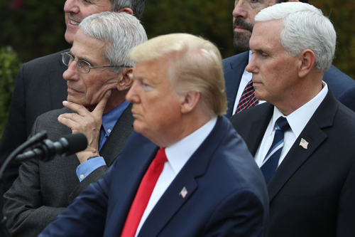 President Donald Trump speaks to the nation from the White House amid coronavirus pandemic.