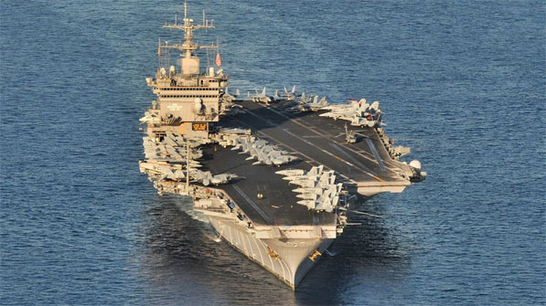 US aircraft carrier