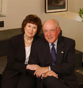 Irwin Lerner with his wife Blanche