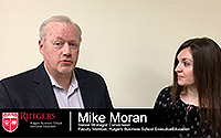 Screenshot of video with Mike Moran
