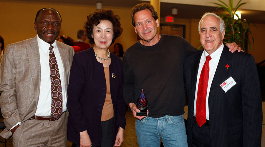 Paypal CEO Dan Schulman with RBS deans