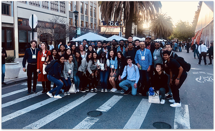 rsvp program students posing in street