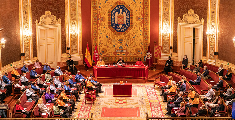 Investiture ceremony at the Complutense University of Madrid (UCM).