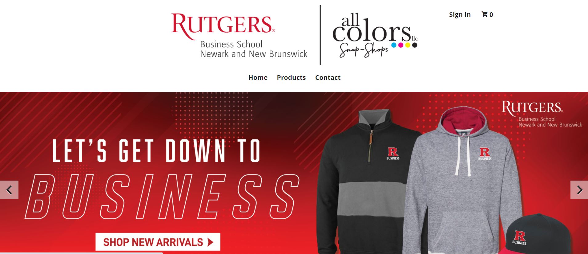 rbs store homepage