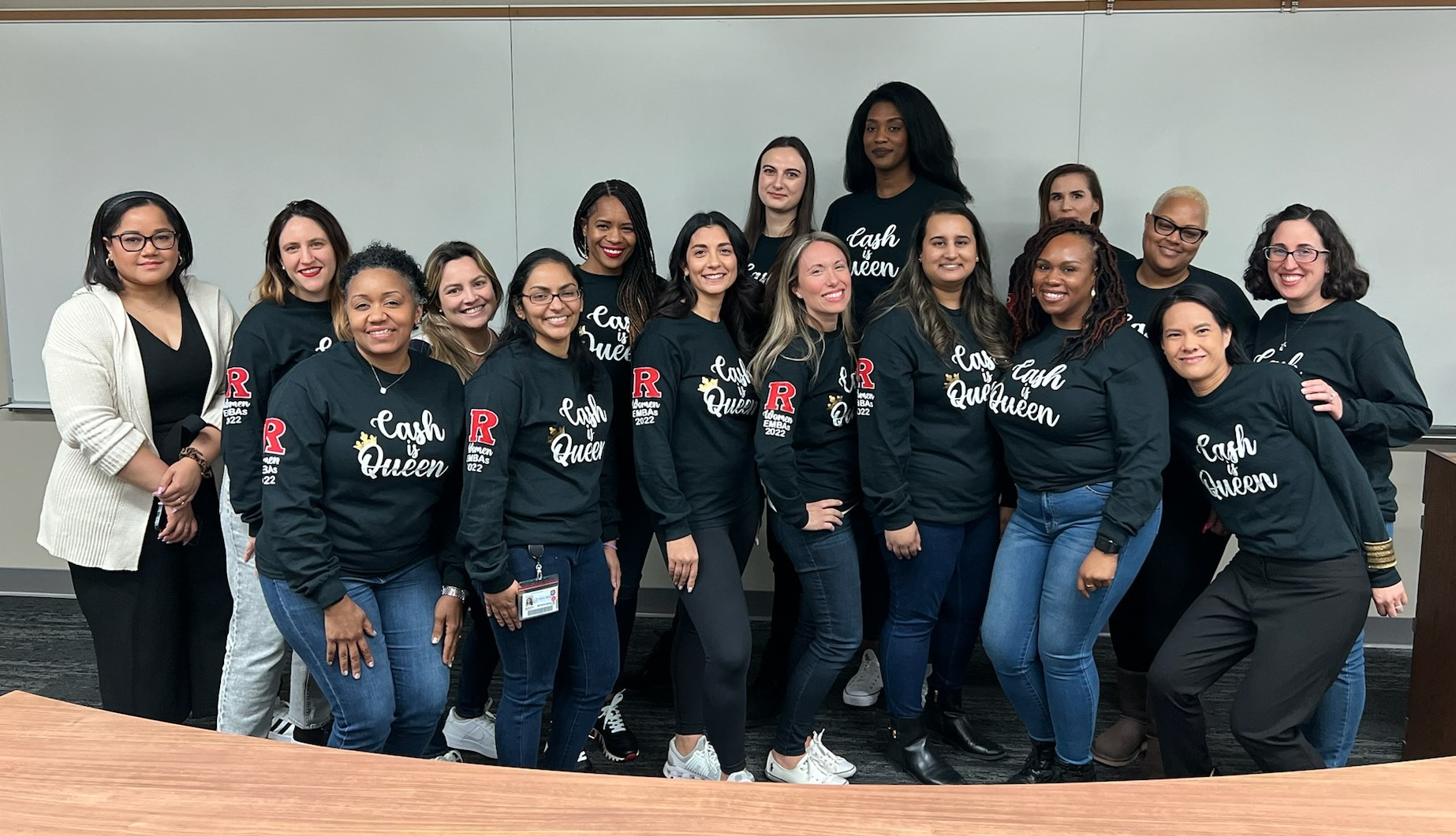 Group photo of EMBA female students 