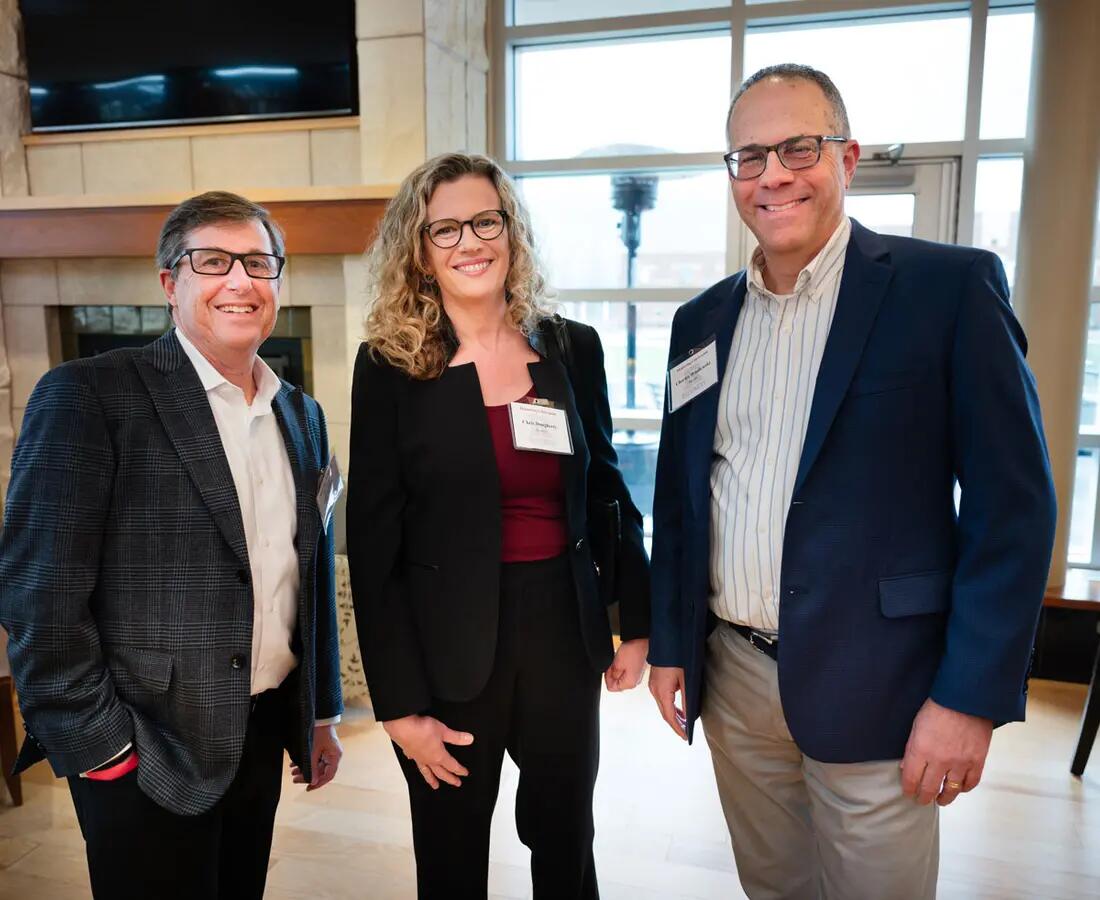 three alumni mentors