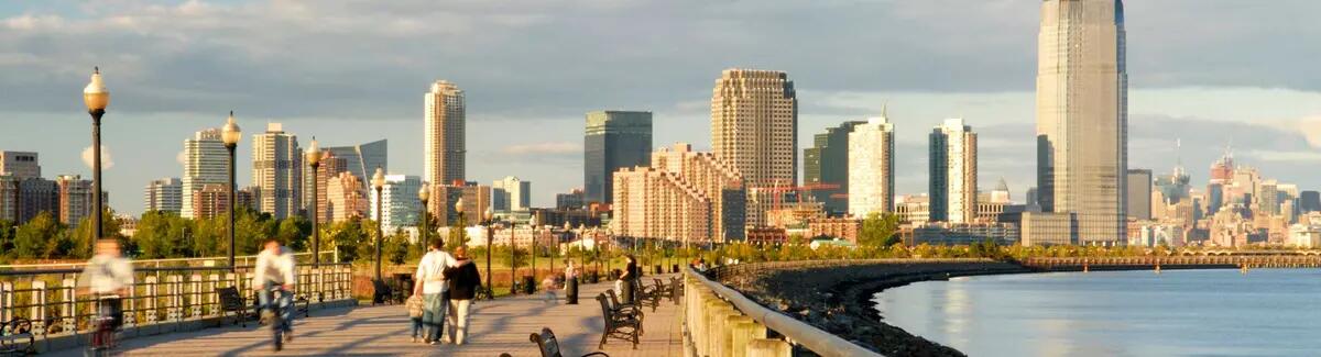 view of jersey city skyline
