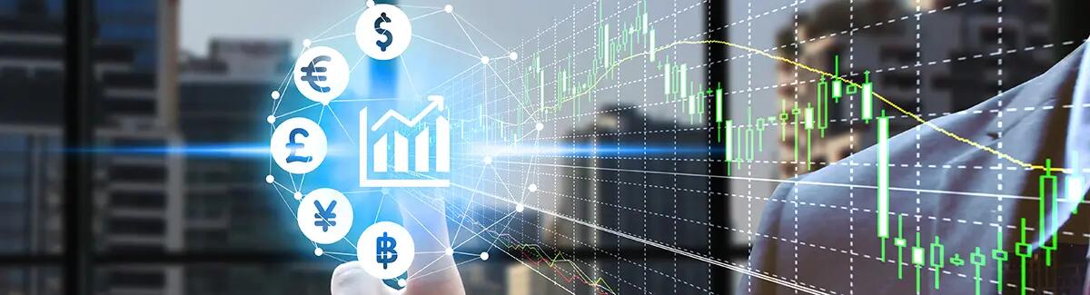 digital projection of financial data