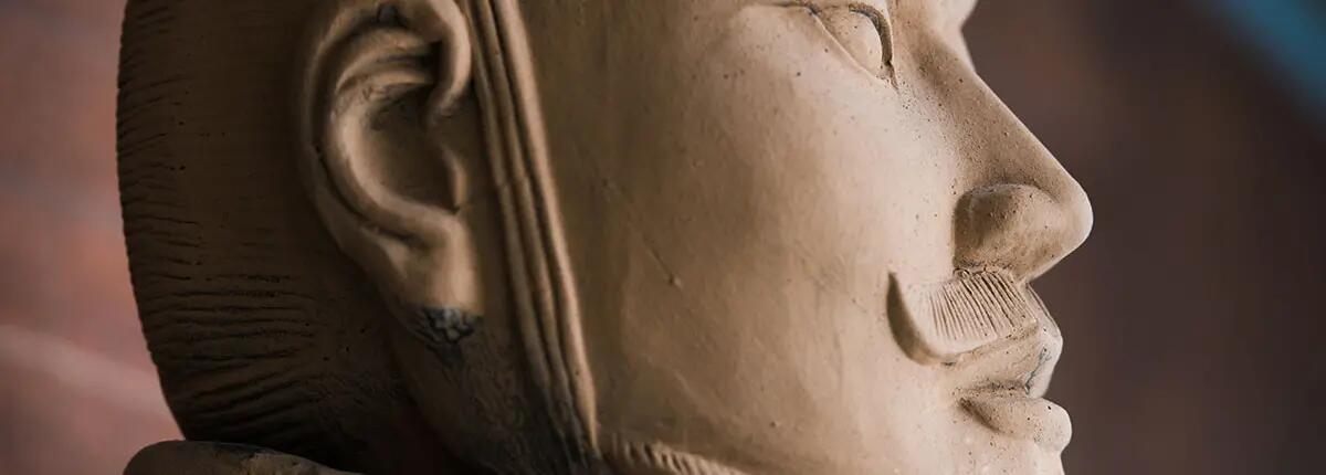 EMBA warrior statue