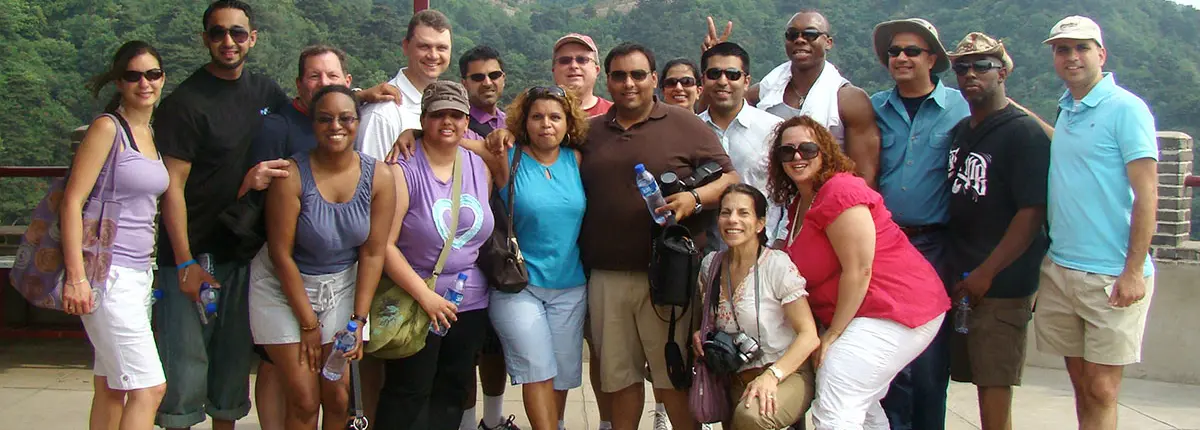 Rutgers EMBA students in China.