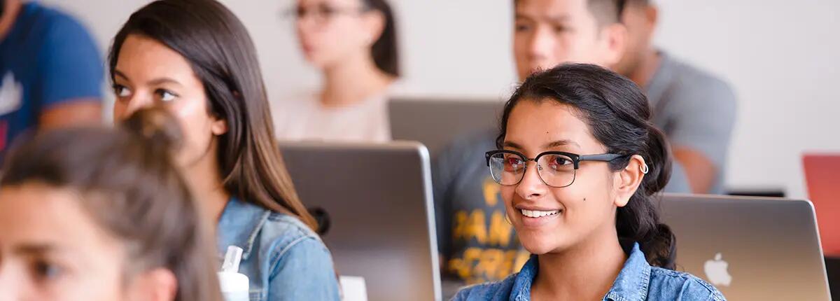 Students in class