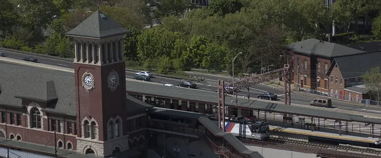 An overhead view of the Broad Street Station terminal