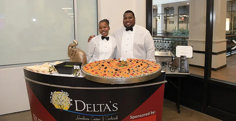 Delta's Restaurant at The Center for Urban Entrepreneurship and Economic Development's anniversary event.