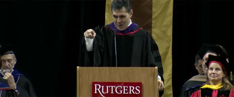 Daniel Lubetzky jokingly said that the only reason he was invited to speak was that he might bring KIND bars to all the graduates.