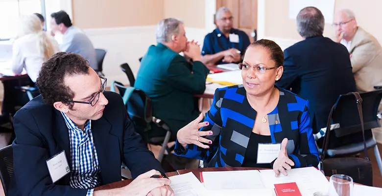 Participants at the 17 Rooms-U event at Rutgers Univeristy-Newark.