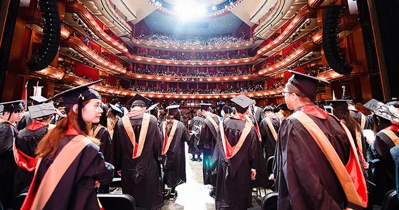 Rutgers Business School graduate convocation 2018 at the New Jersey Performing Arts Center.