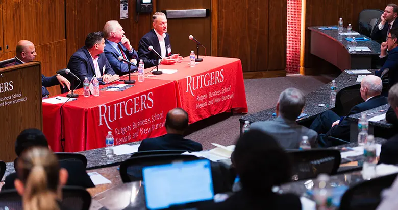 The Lerner Center's annual healthcare symposium at Rutgers Business School included a discussion about the future of healthcare by a panel of industry experts.