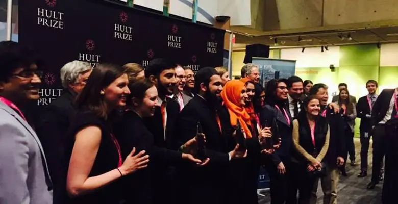 Roshni Rides among other collegiate teams for the Hult Prize competition.