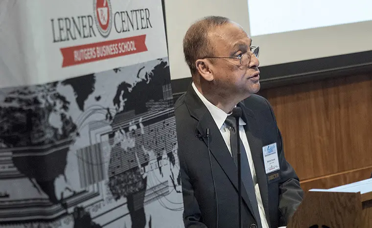Professor Mahmud Hassan is director of the Blanche and Irwin Lerner Center for the Study of Pharmaceutical Management.
