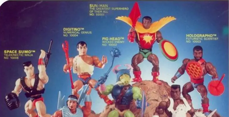 Sun man action store figure
