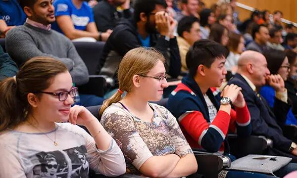 students listening to lecture