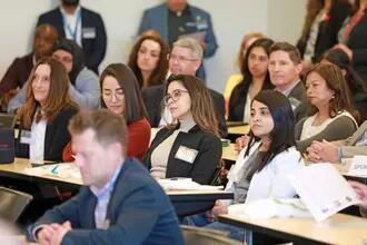 students listening to lectures