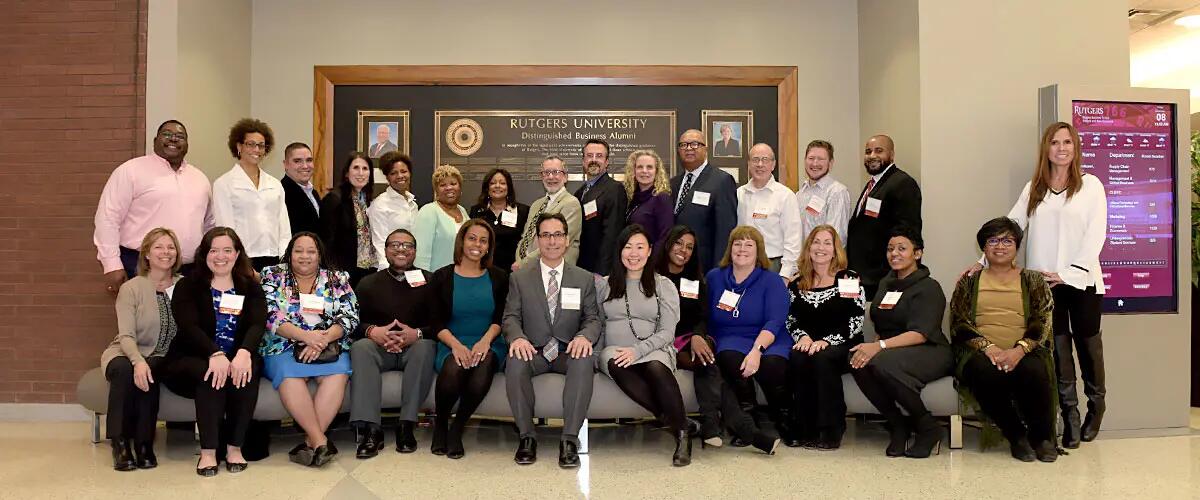 EPI class gather for a group photo