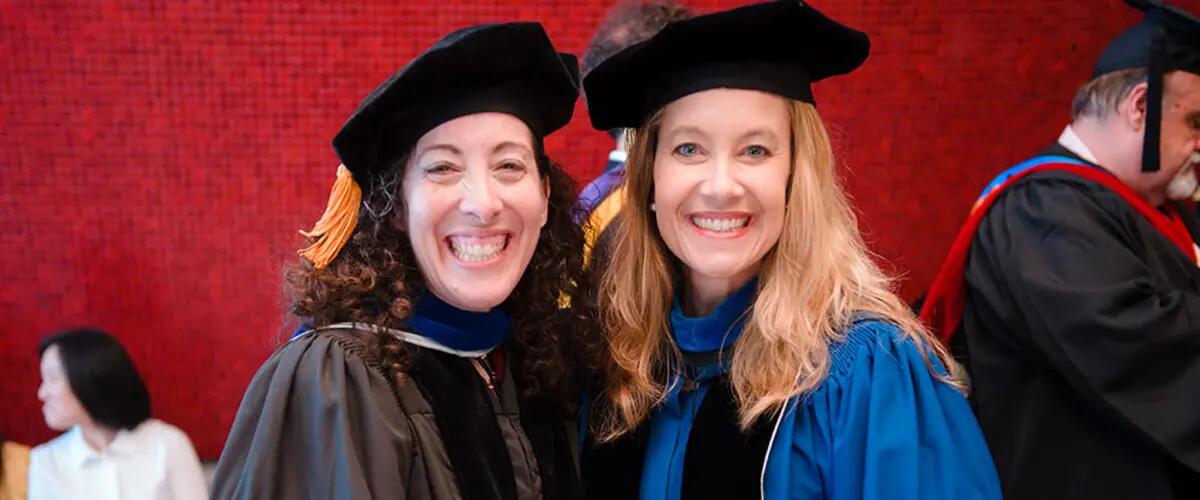 RBS professors at commencement.