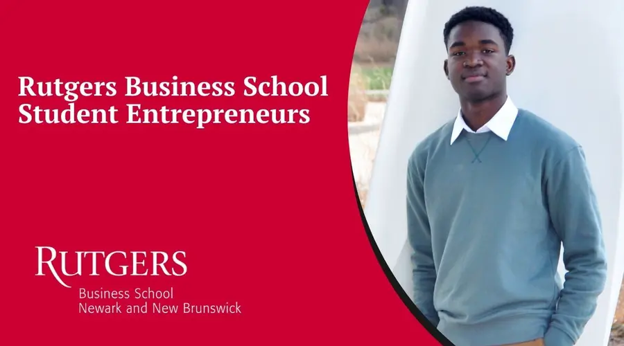Rutgers Business School student Alex Simeon created a fintech startup called MoneyUp.