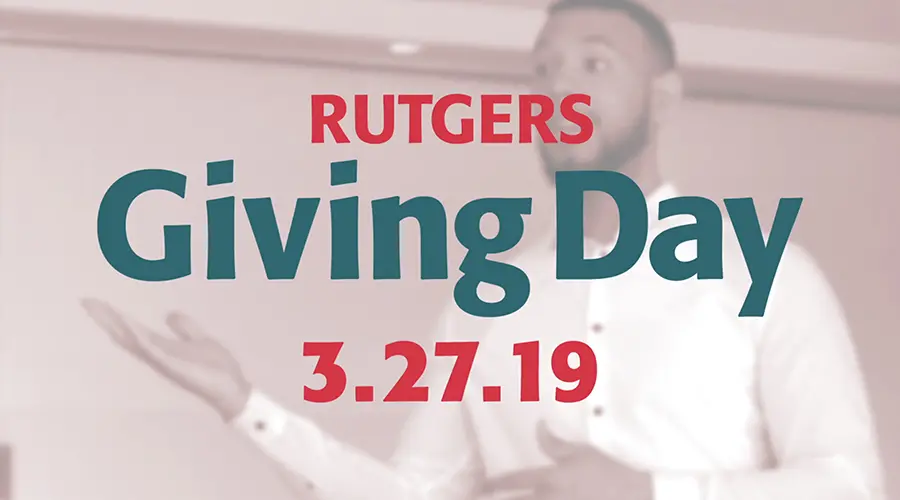 On March 27, support Rutgers Business School by directing your gift to the Finish Line Fund.